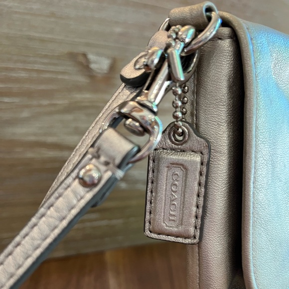 Soft Leather Coach Wristlet - Picture 2 of 13